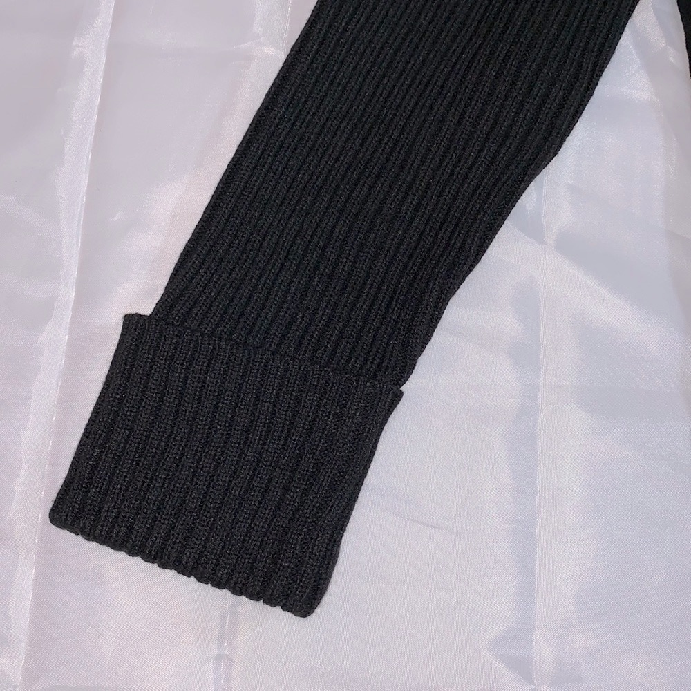 Tahari Anna Knit Sleeve Wool Blend Coat NWT - Picture 3 of 7